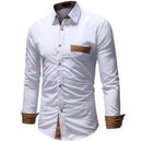 New Mens Dress Shirts Casual Shirts Hawaiian Style Slim Long Sleeve Dress Shirts Camisa Masculina Casual Shirts M-3XL AExp