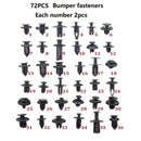 New Mixed Auto Bumper Wheel Eyebrow Fender Plastic Fastener Screw Rivet For All Cars Clip Set JadeMoghul Inc.