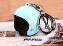 New Motorcycle Helmets Key chain Women men Cute Safety Helmet Car Keychain Bags Hot Key Ring gift Jewelry wholesale 17022