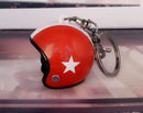 New Motorcycle Helmets Key chain Women men Cute Safety Helmet Car Keychain Bags Hot Key Ring gift Jewelry wholesale 17022