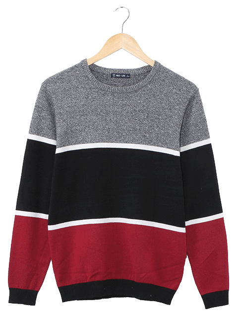 New Rounded Neck Stylish Sweater / Slim Fit Sweater AExp