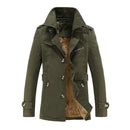New Smart Casual Thick Windbreaker - Long Warm Jacket JadeMoghul Inc.