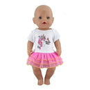 New Sport Dress Doll Clothes Fit 17 inch 43cm Doll Clothes Born Babies Doll Clothes For Baby Birthday Festival Gift JadeMoghul Inc. 