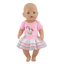 New Sport Dress Doll Clothes Fit 17 inch 43cm Doll Clothes Born Babies Doll Clothes For Baby Birthday Festival Gift JadeMoghul Inc.