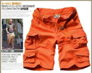 New Style Multi-Pocket Camouflage Mens Shorts-Orange-S-JadeMoghul Inc.