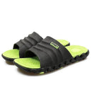 New Summer Flip Flops / Men High Quality Soft Massage Beach Slippers-GREEN-7.5-JadeMoghul Inc.