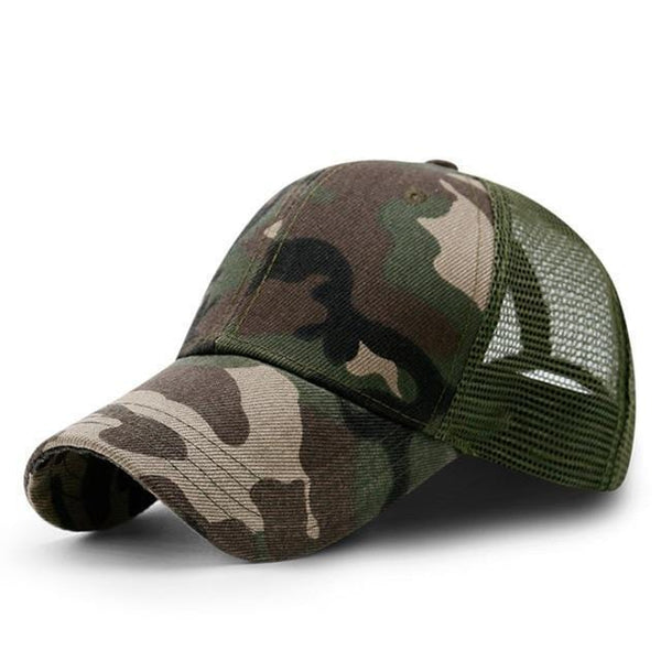 New Summer Sport Mesh Baseball Caps Men or Women Outdoor Snapback Bone Breathable Hat-Camouflage-1-JadeMoghul Inc.