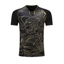 New Team China Table Tennis Shirt Women / Men Table Tennis Jersey Pingpong shirt Ma L , Ding N Uniforms Training T Shirts-Man Black-S-JadeMoghul Inc.