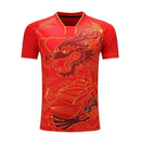 New Team China Table Tennis Shirt Women / Men Table Tennis Jersey Pingpong shirt Ma L , Ding N Uniforms Training T Shirts-Man Red-S-JadeMoghul Inc.
