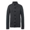 New Thick Cotton Full Sleeves Solid Cardigan For Men AExp
