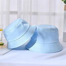 New Unisex Cotton Bucket Hats Women Summer Sunscreen Panama Hat Men Pure Color Sunbonnet Fedoras Outdoor Fisherman Hat Beach Cap JadeMoghul Inc.