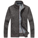 New Winter Sweater For Men / Thick Long Sleeved Wool Cardigan / Knitted Sweater AExp