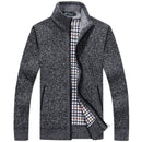 New Winter Sweater For Men / Thick Long Sleeved Wool Cardigan / Knitted Sweater AExp