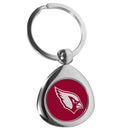 NFL - Arizona Cardinals Round Teardrop Key Chain-Key Chains,NFL Key Chains,Arizona Cardinals Key Chains-JadeMoghul Inc.