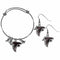 NFL - Atlanta Falcons Dangle Earrings and Charm Bangle Bracelet Set-Jewelry & Accessories,NFL Jewelry,Atlanta Falcons Jewelry-JadeMoghul Inc.