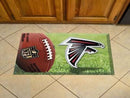 Welcome Mat NFL Atlanta Falcons Scraper Mat 19"x30" Ball