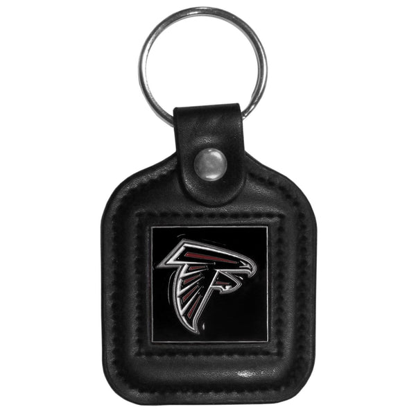 NFL - Atlanta Falcons Square Leatherette Key Chain-Key Chains,Leatherette Key Chains,NFL Leatherette Key Chains-JadeMoghul Inc.