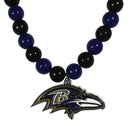 NFL - Baltimore Ravens Fan Bead Necklace-Jewelry & Accessories,Necklaces,Fan Bead Necklaces,NFL Fan Bead Necklaces-JadeMoghul Inc.