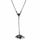 NFL - Baltimore Ravens Lariat Necklace-Jewelry & Accessories,NFL Jewelry,Baltimore Ravens Jewelry-JadeMoghul Inc.