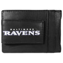 NFL - Baltimore Ravens Logo Leather Cash and Cardholder-Wallets & Checkbook Covers,NFL Wallets,Baltimore Ravens Wallets-JadeMoghul Inc.
