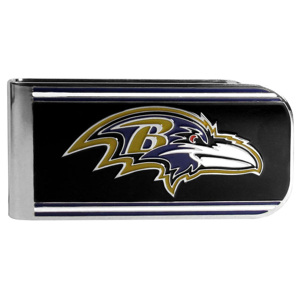 NFL - Baltimore Ravens MVP Money Clip-Wallets & Checkbook Covers,NFL Wallets,Baltimore Ravens Wallets-JadeMoghul Inc.