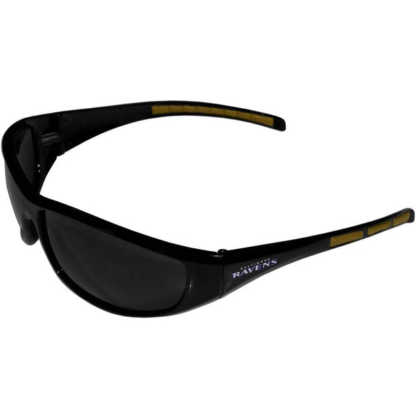 NFL - Baltimore Ravens Wrap Sunglasses-Sunglasses, Eyewear & Accessories,Sunglasses,Wrap Sunglasses,NFL Wrap Sunglasses-JadeMoghul Inc.