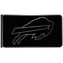 NFL - Buffalo Bills Black and Steel Money Clip-Wallets & Checkbook Covers,NFL Wallets,Buffalo Bills Wallets-JadeMoghul Inc.