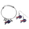 NFL - Buffalo Bills Dangle Earrings and Charm Bangle Bracelet Set-Jewelry & Accessories,NFL Jewelry,Buffalo Bills Jewelry-JadeMoghul Inc.
