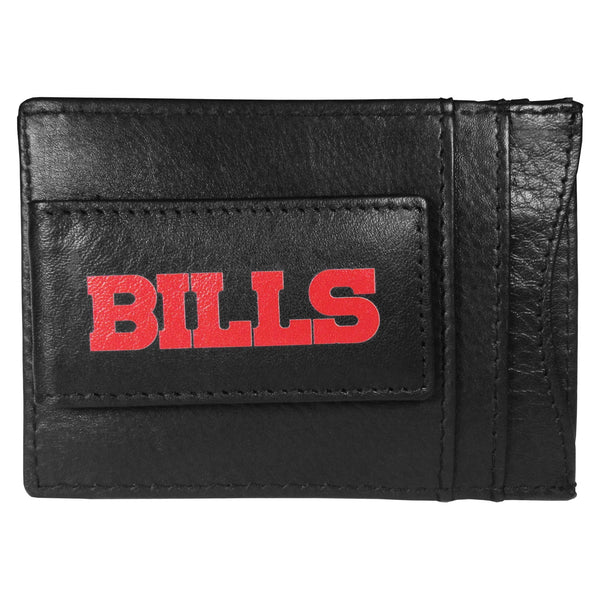 NFL - Buffalo Bills Logo Leather Cash and Cardholder-Wallets & Checkbook Covers,NFL Wallets,Buffalo Bills Wallets-JadeMoghul Inc.