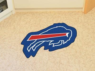 Custom Rugs NFL Buffalo Bills Mascot Custom Shape Mat