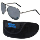 NFL - Carolina Panthers Aviator Sunglasses and Sports Case-Sunglasses, Eyewear & Accessories,Sunglass & Accessory Sets,Aviator Sunglasses & Sport Case,NFL Aviator Sunglasses Sunglasses & Sport Case-JadeMoghul Inc.