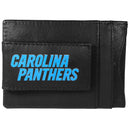 NFL - Carolina Panthers Logo Leather Cash and Cardholder-Wallets & Checkbook Covers,NFL Wallets,Carolina Panthers Wallets-JadeMoghul Inc.