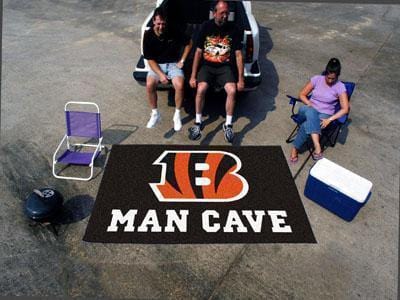 Outdoor Rug NFL Cincinnati Bengals Man Cave UltiMat 5'x8' Rug