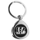 NFL - Cincinnati Bengals Round Teardrop Key Chain-Key Chains,NFL Key Chains,Cincinnati Bengals Key Chains-JadeMoghul Inc.