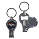 NFL - Denver Broncos Nail Care/Bottle Opener Key Chain-Key Chains,3 in 1 Key Chains,NFL 3 in 1 Key Chains-JadeMoghul Inc.