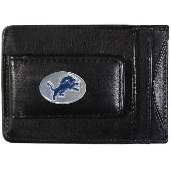 NFL - Detroit Lions Leather Cash & Cardholder-Wallets & Checkbook Covers,Cash & Cardholders,NFL Cash & Cardholders-JadeMoghul Inc.