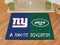 Large Area Rugs NFL Giants Jets House Divided Rug 33.75"x42.5"