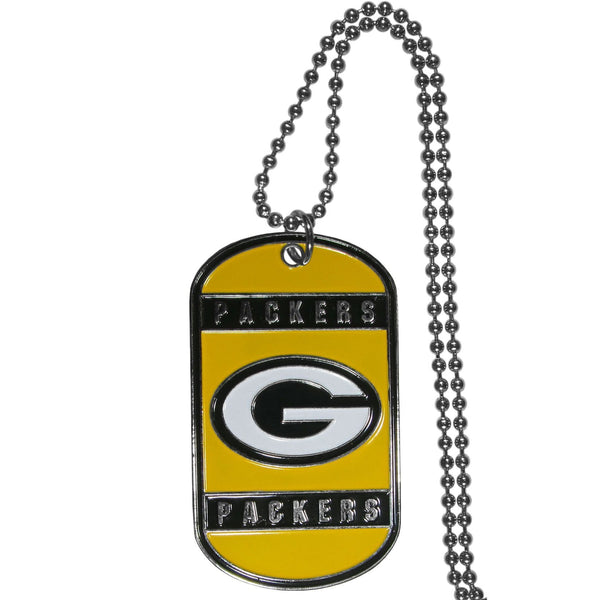 NFL - Green Bay Packers Tag Necklace-Jewelry & Accessories,Necklaces,Tag Necklaces,NFL Tag Necklaces-JadeMoghul Inc.