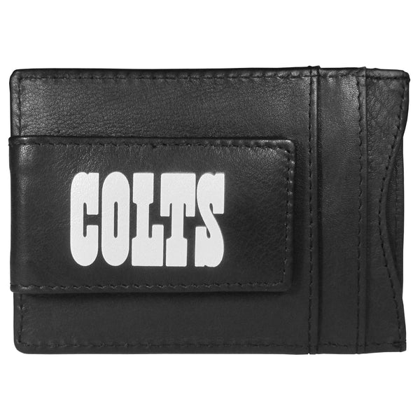 NFL - Indianapolis Colts Logo Leather Cash and Cardholder-Wallets & Checkbook Covers,NFL Wallets,Indianapolis Colts Wallets-JadeMoghul Inc.