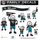 NFL - Jacksonville Jaguars Family Decal Set Large-Automotive Accessories,Decals,Family Character Decals,Large Family Decals,NFL Large Family Decals-JadeMoghul Inc.