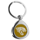 NFL - Jacksonville Jaguars Round Teardrop Key Chain-Key Chains,NFL Key Chains,Jacksonville Jaguars Key Chains-JadeMoghul Inc.