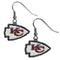 NFL - Kansas City Chiefs Dangle Earrings-Jewelry & Accessories,Earrings,Dangle Earrings,Dangle Earrings,NFL Dangle Earrings-JadeMoghul Inc.