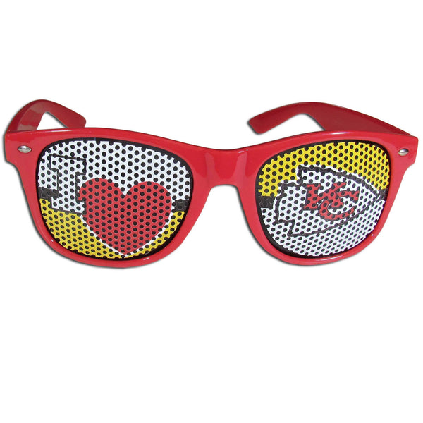 NFL - Kansas City Chiefs I Heart Game Day Shades-Sunglasses, Eyewear & Accessories,Sunglasses,Game Day Shades,I Heart Game Day Shades,NFL I Heart Game Day Shades-JadeMoghul Inc.