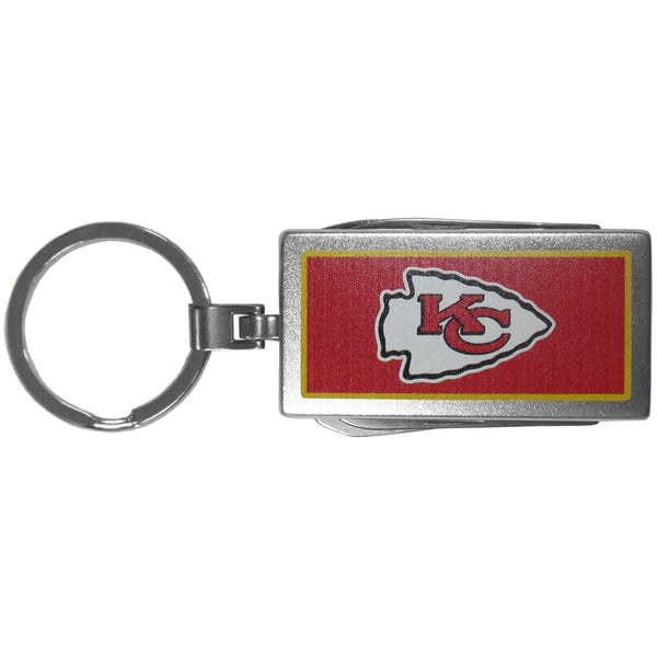 NFL - Kansas City Chiefs Multi-tool Key Chain, Logo-Key Chains,NFL Key Chains,Kansas City Chiefs Key Chains-JadeMoghul Inc.