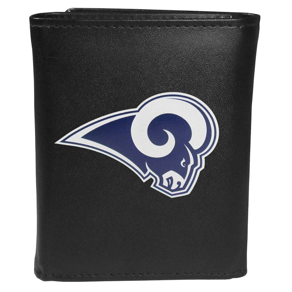 NFL - Los Angeles Rams Tri-fold Wallet Large Logo-Wallets & Checkbook Covers,NFL Wallets,Los Angeles Rams Wallets-JadeMoghul Inc.