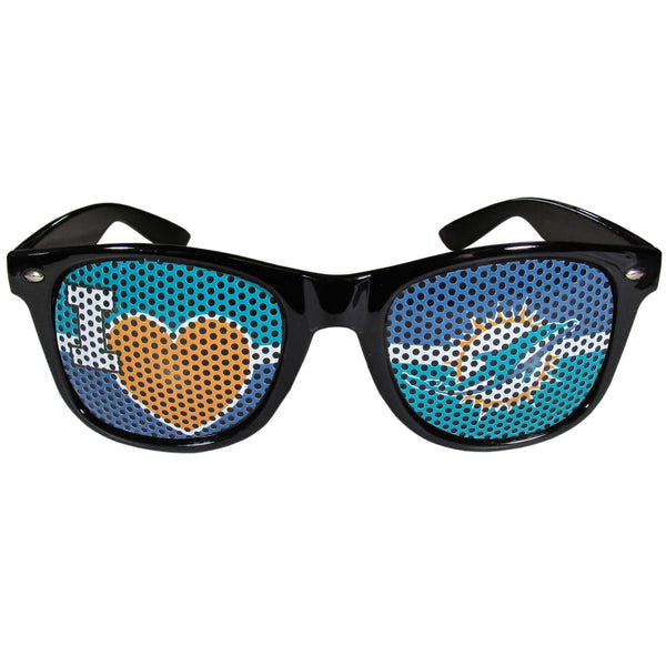 NFL - Miami Dolphins I Heart Game Day Shades-Sunglasses, Eyewear & Accessories,Sunglasses,Game Day Shades,I Heart Game Day Shades,NFL I Heart Game Day Shades-JadeMoghul Inc.