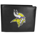 NFL - Minnesota Vikings Bi-fold Wallet Large Logo-Wallets & Checkbook Covers,NFL Wallets,Minnesota Vikings Wallets-JadeMoghul Inc.
