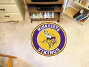 Round Area Rugs NFL Minnesota Vikings Roundel Mat 27" diameter