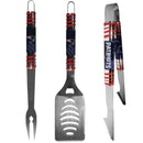 NFL - New England Patriots 3 pc Tailgater BBQ Set-Tailgating & BBQ Accessories,BBQ Tools,3 pc Tailgater Tool Set,NFL 3 pc Tailgater Tool Set-JadeMoghul Inc.