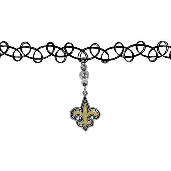 NFL - New Orleans Saints Knotted Choker-Jewelry & Accessories,Necklaces,Chokers,NFL Chokers-JadeMoghul Inc.